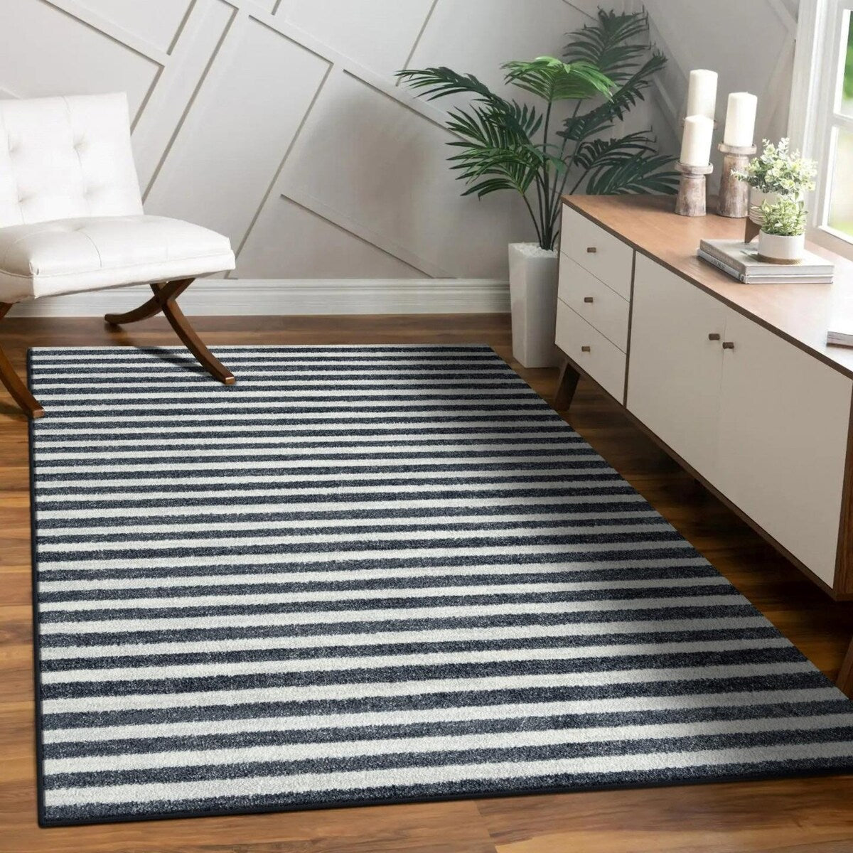 Luxe Weavers Moroccan Lines Area Rug for Bedrooms