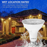 Luxrite 12 Pack LED PAR30 Flood Light Bulb, 11W=75W 850 Lumens, Dimmable, Spotlight Bulb, Wet Rated, E26, UL Listed