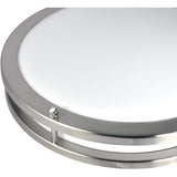 Luxrite 16 Inch LED Flush Mount Ceiling Light, Color Temperature Selectable 2700K / 3000K / 3500K / 4000K / 5000K