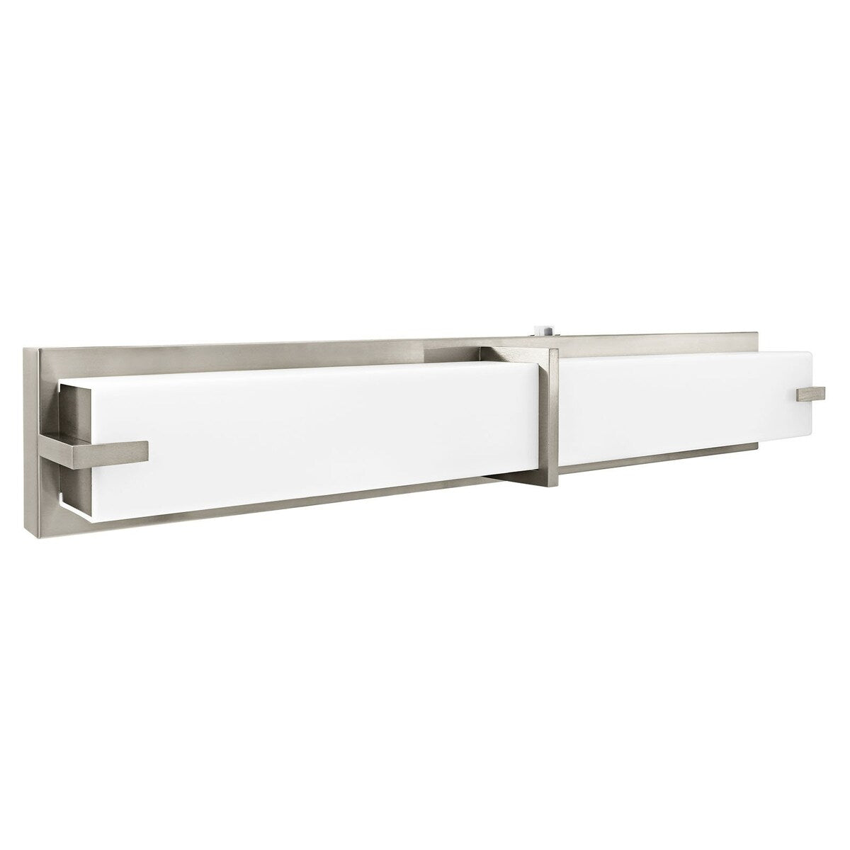 Luxrite 24" LED Vanity Light Brushed Nickel Bathroom Light Fixture 3CCT 25W 1750 Lumens Dimmable Damp Rated ETL Listed