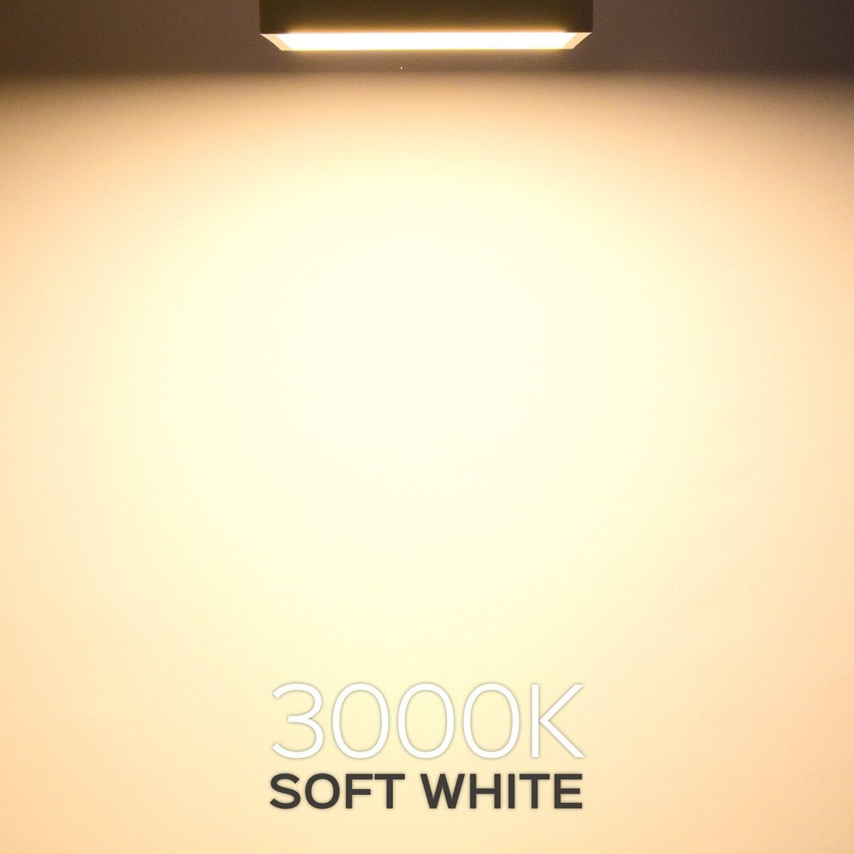 Luxrite 6 Inch Square Surface Mount LED Ceiling Light, 15W, 1000 Lumens, Dimmable, Wet Rated, Energy Star, White Finish