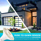 Luxrite Dusk to Dawn PAR38 LED Bulb 90W Equivalent 1250 Lumens Wet Rated UL Listed E26 Base 2 Pack