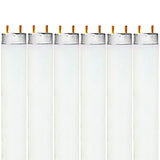 Luxrite F32T8/850 32W 48 Inch T8 Fluorescent Tube Light Bulb, 5000K Bright White, 2800 Lumens, G13 Bi-Pin Base 6-Pack