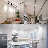 Luxrite MR16 LED Bulb 50W Equivalent, 12V, Dimmable, 500 Lumens, GU5.3 LED Bulb 6.5W, Enclosed Fixture Rated (24 Pack)
