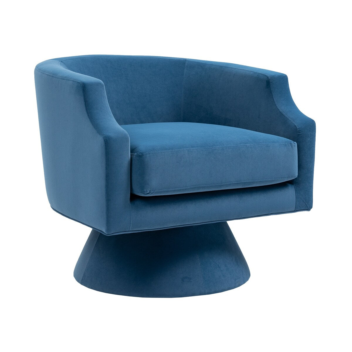 Luxurious 360 Degree Swivel Cuddle Barrel Sofa Chair, Perfect for Living Room and Office