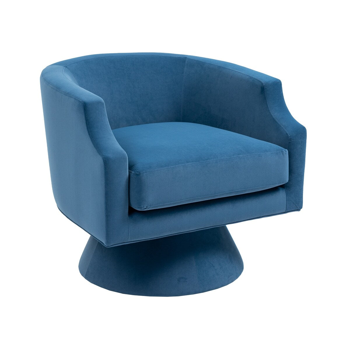 Luxurious 360 Degree Swivel Cuddle Barrel Sofa Chair, Perfect for Living Room and Office
