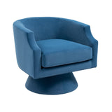 Luxurious 360 Degree Swivel Cuddle Barrel Sofa Chair, Perfect for Living Room and Office