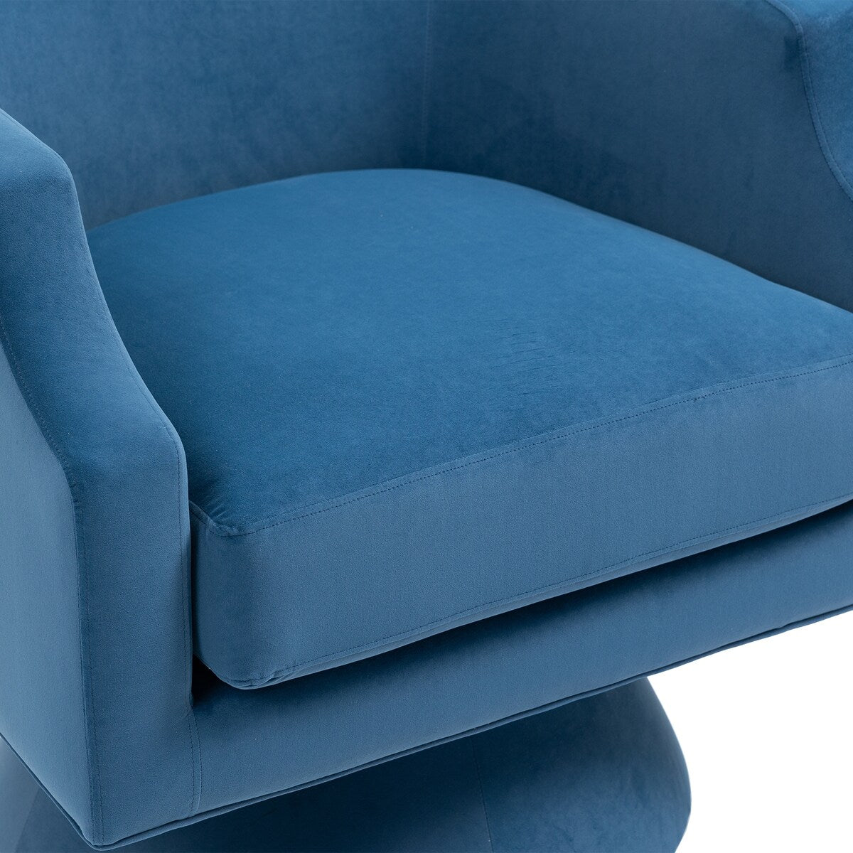 Luxurious 360 Degree Swivel Cuddle Barrel Sofa Chair, Perfect for Living Room and Office