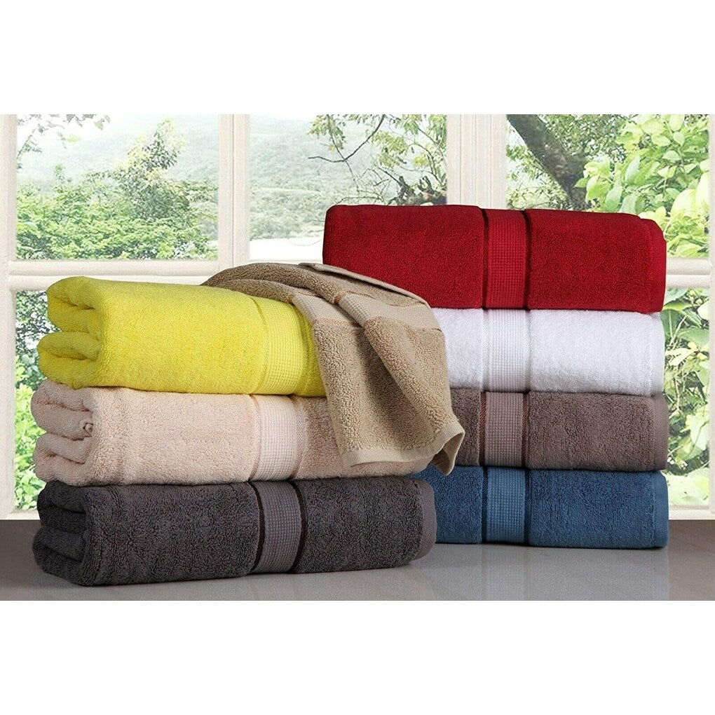 Luxurious Absorbent Zero TwistCotton 2-Piece Bath Towel 600 GSM | 27''x54''