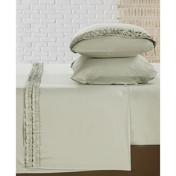 Luxuriously Soft and Romantic Design Ruffled Bed Sheet Sets
