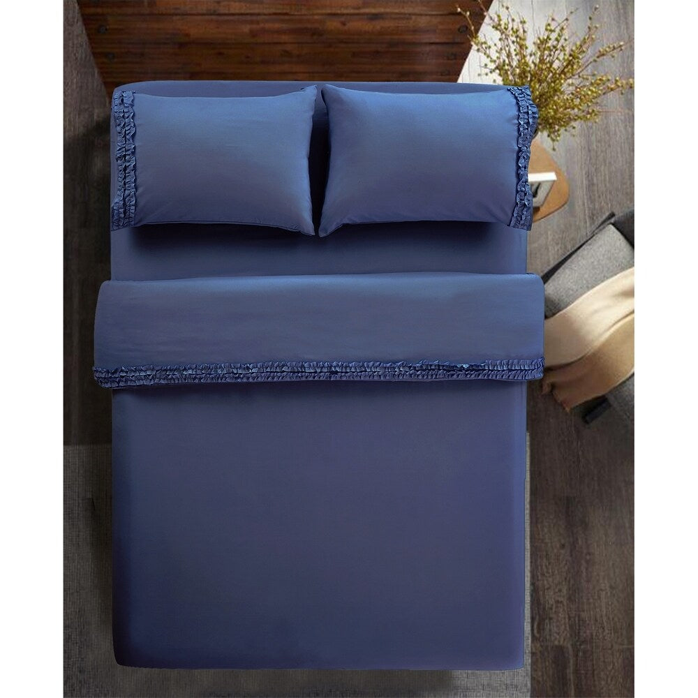 Luxuriously Soft and Romantic Design Ruffled Bed Sheet Sets