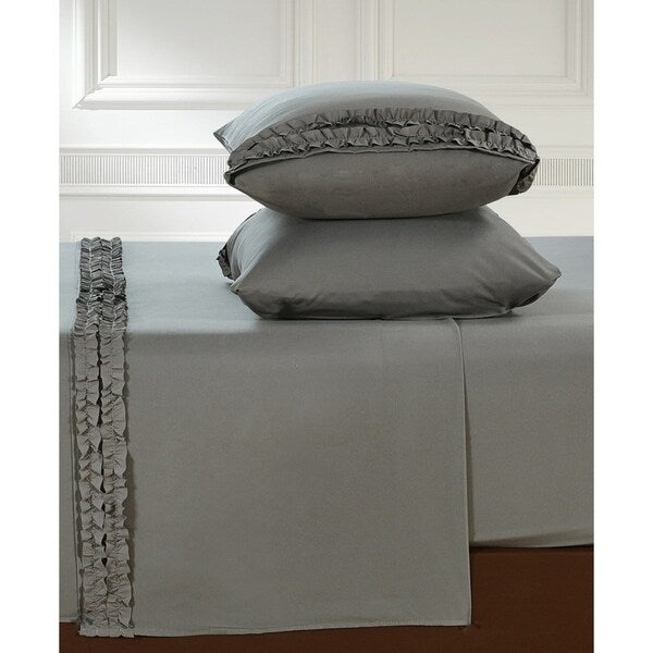 Luxuriously Soft and Romantic Design Ruffled Bed Sheet Sets