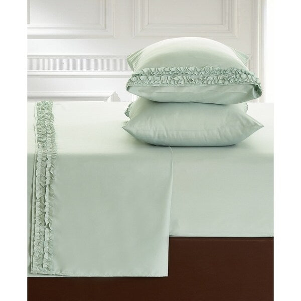 Luxuriously Soft and Romantic Design Ruffled Bed Sheet Sets