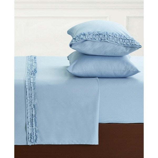Luxuriously Soft and Romantic Design Ruffled Bed Sheet Sets