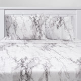 Luxury 4 Piece Marble Print Bed Sheet Set