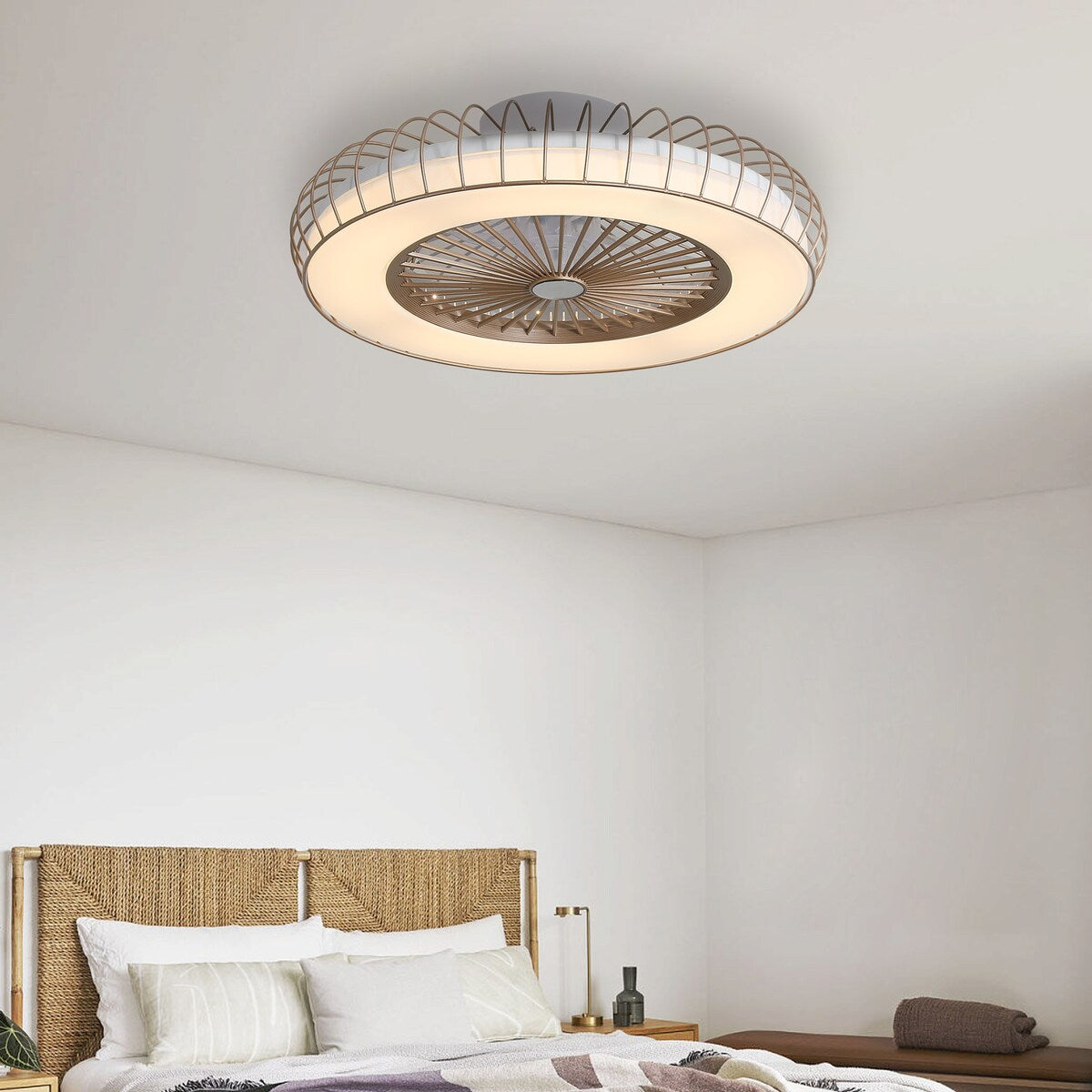 Luxury Ceiling Fan with Lights,Suitable For Bathroom