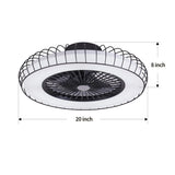 Luxury Ceiling Fan with Lights,Suitable For Bathroom