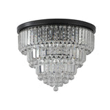 Luxury Clear Crystal Flush Mount Chandeliers