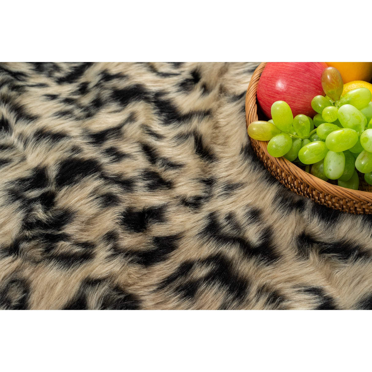 Luxury Collection Abstract Leopard 5x7 Area Rug