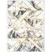 Luxury Collection Abstract Marble 5x7 Area Rug - 5' X 7'