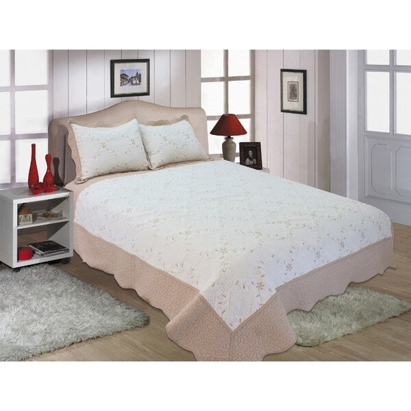Luxury Collection Dover Twin 68 in x 86 in Quilt Set (1 Sham) - Multi-color