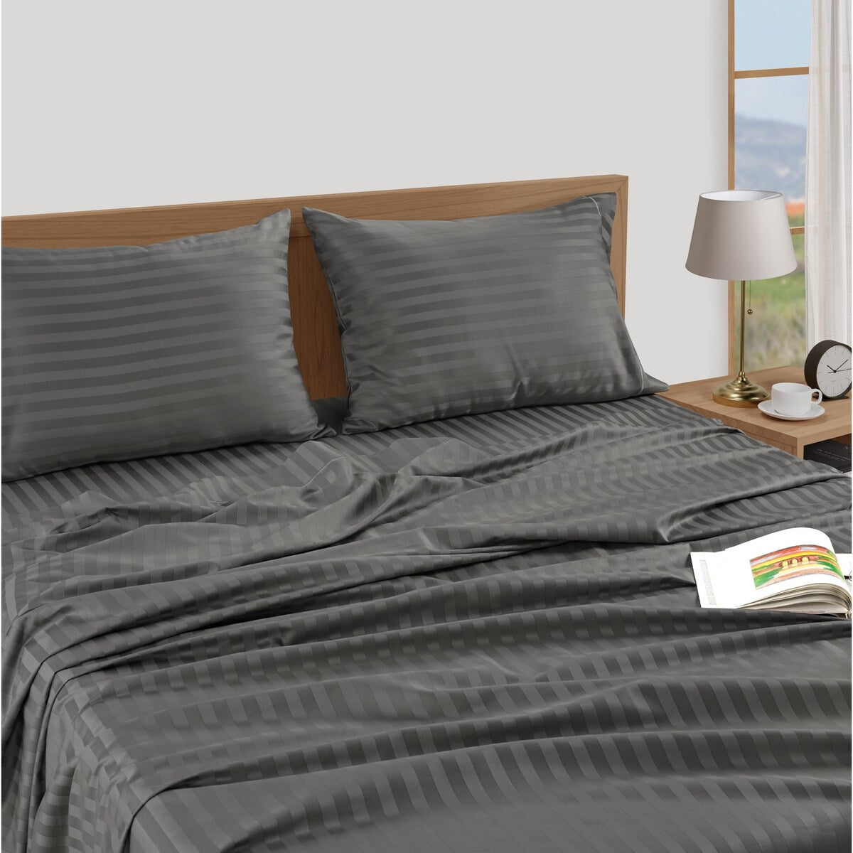 Luxury Egyptian Cotton Sateen Weave 800 TC Deep Pocket Sheet Set