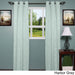 Luxury Grommet Mid-Weight Jacquard Curtain Panel Pair - 76 x 84 - 76 x 84