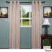 Luxury Grommet Mid-Weight Jacquard Curtain Panel Pair - 76 x 84 - 76 x 84