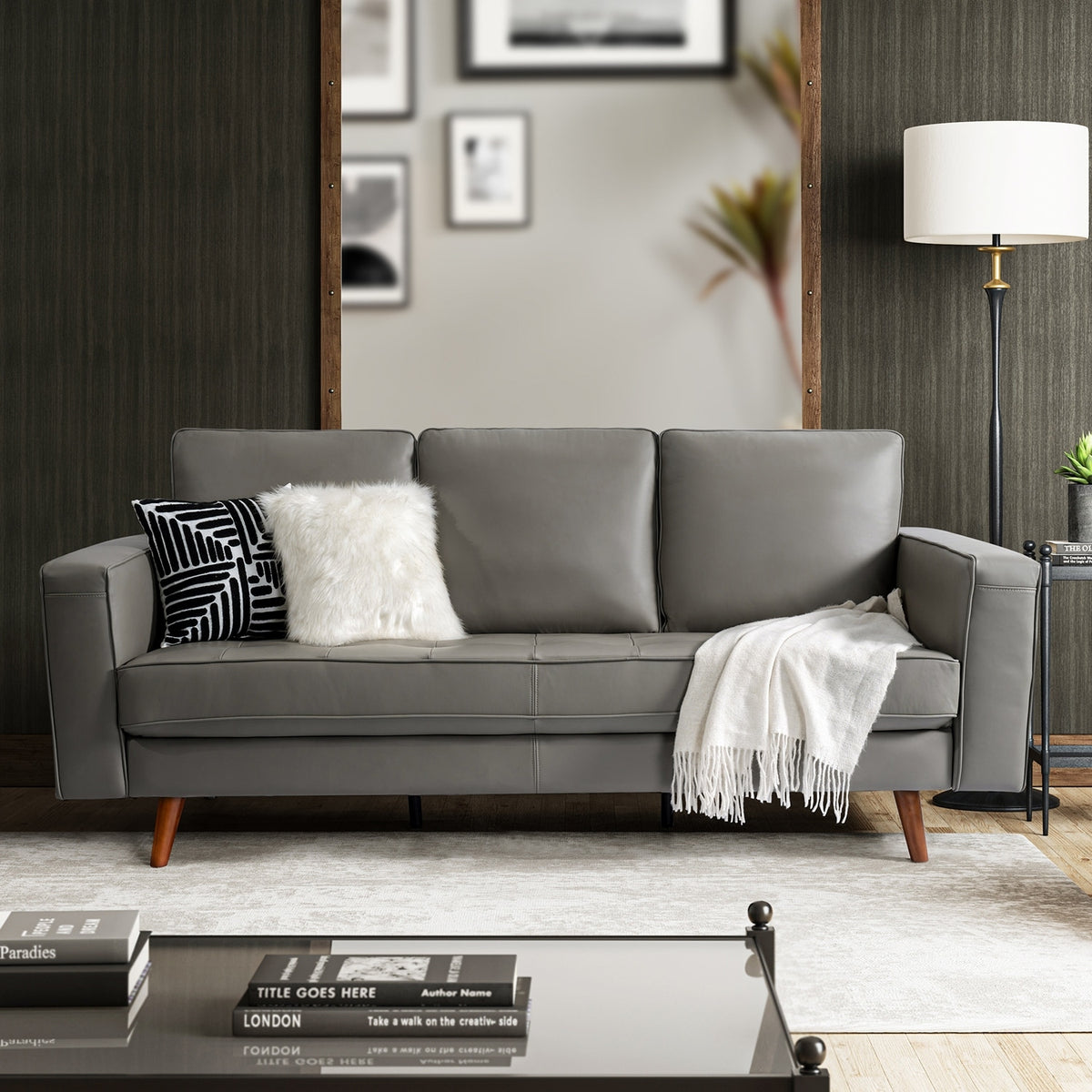 Luxury Leather Sofa Couch