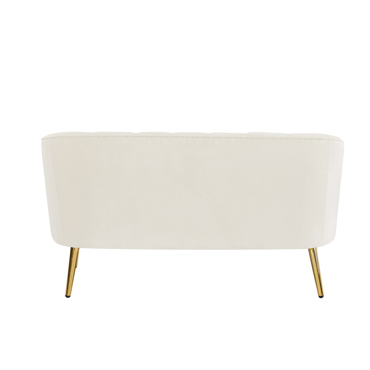 Luxury Loveseat Sofa for Living Room, Apartment, Office, Sloped Arm Sofa, Loose Back Sofa, Bench Sofa, Single Cushion Sofa