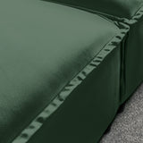 Luxury Modern Style 2 Pieces Living Room Upholstery Sofa Set, velvet