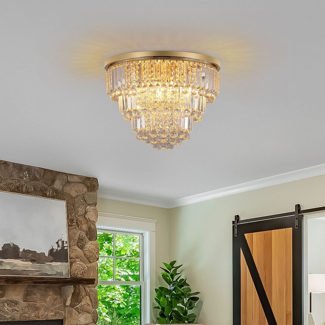 Luxury Modern Style Crystal Lights, Large Ceiling Chandeliers