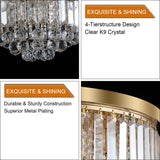 Luxury Modern Style Crystal Lights, Large Ceiling Chandeliers
