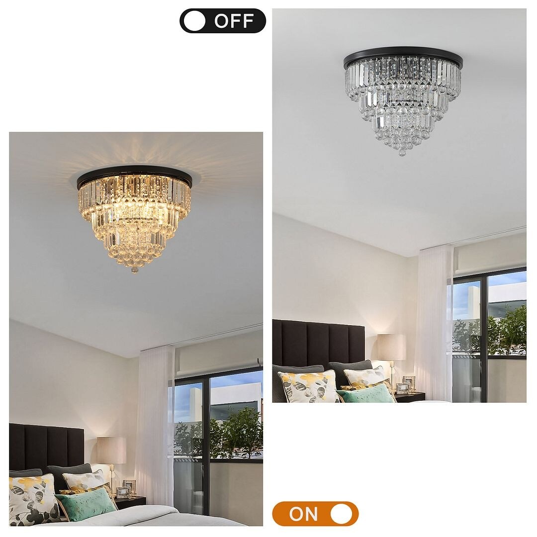 Luxury Modern Style Crystal Lights, Large Ceiling Chandeliers