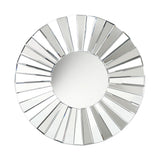 Luxury Round Beveled Large Bathroom Vanity Mirror Wall Accent Mirrors Bedroom Living / Dining Room - 35.5" D x 0.8"H