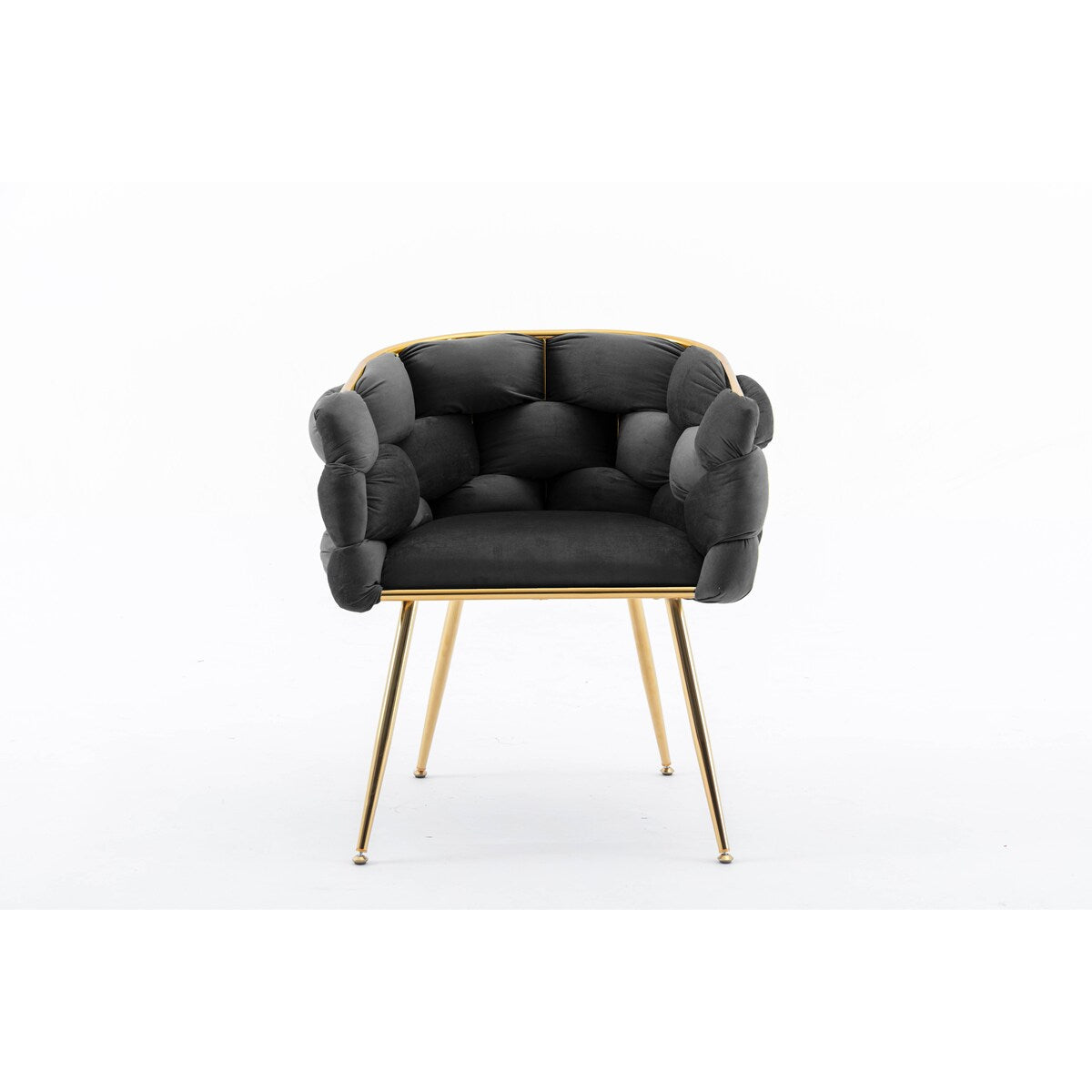 Luxury modern simple leisure velvet single sofa chair bedroom lazy person household dresser stool manicure table back chair