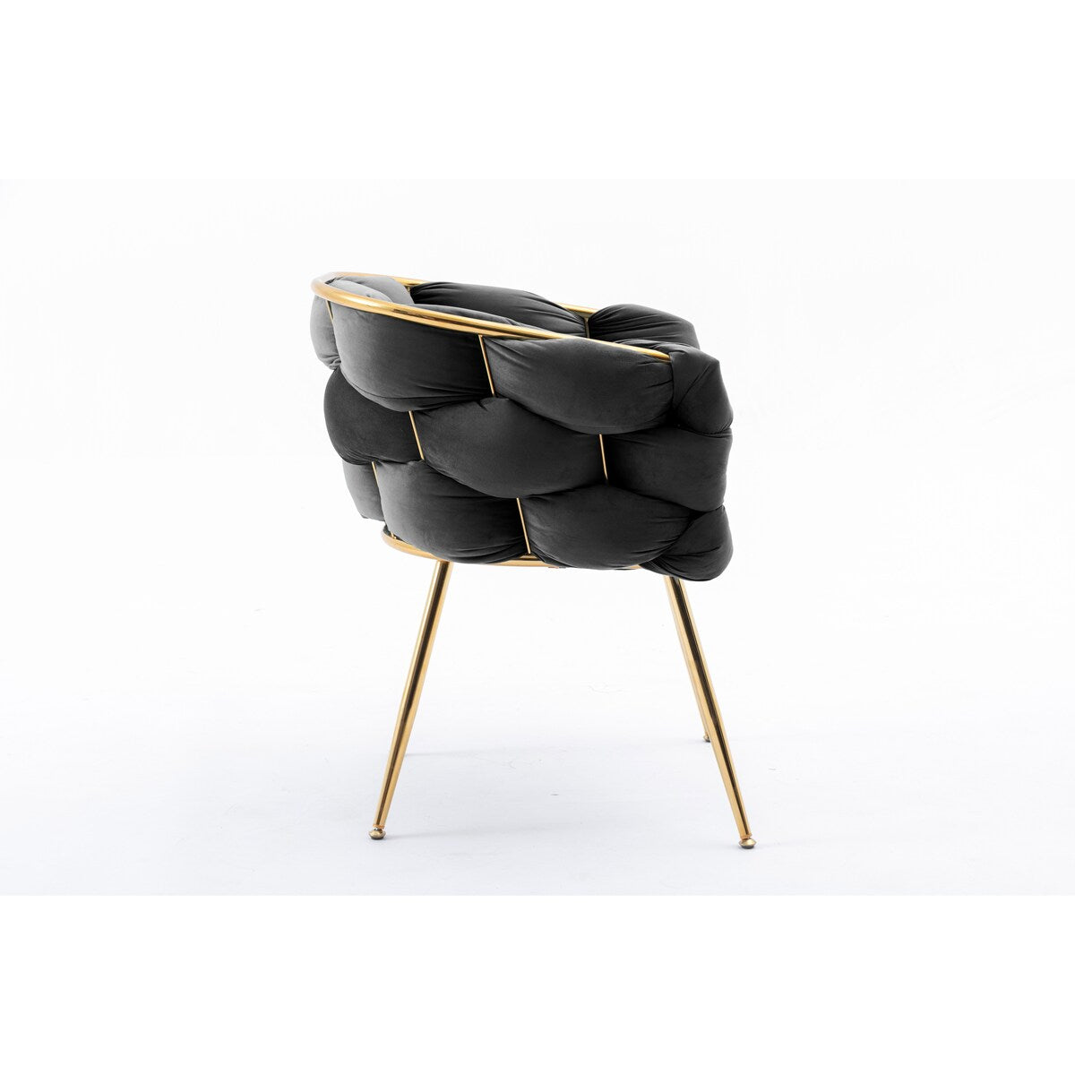 Luxury modern simple leisure velvet single sofa chair bedroom lazy person household dresser stool manicure table back chair