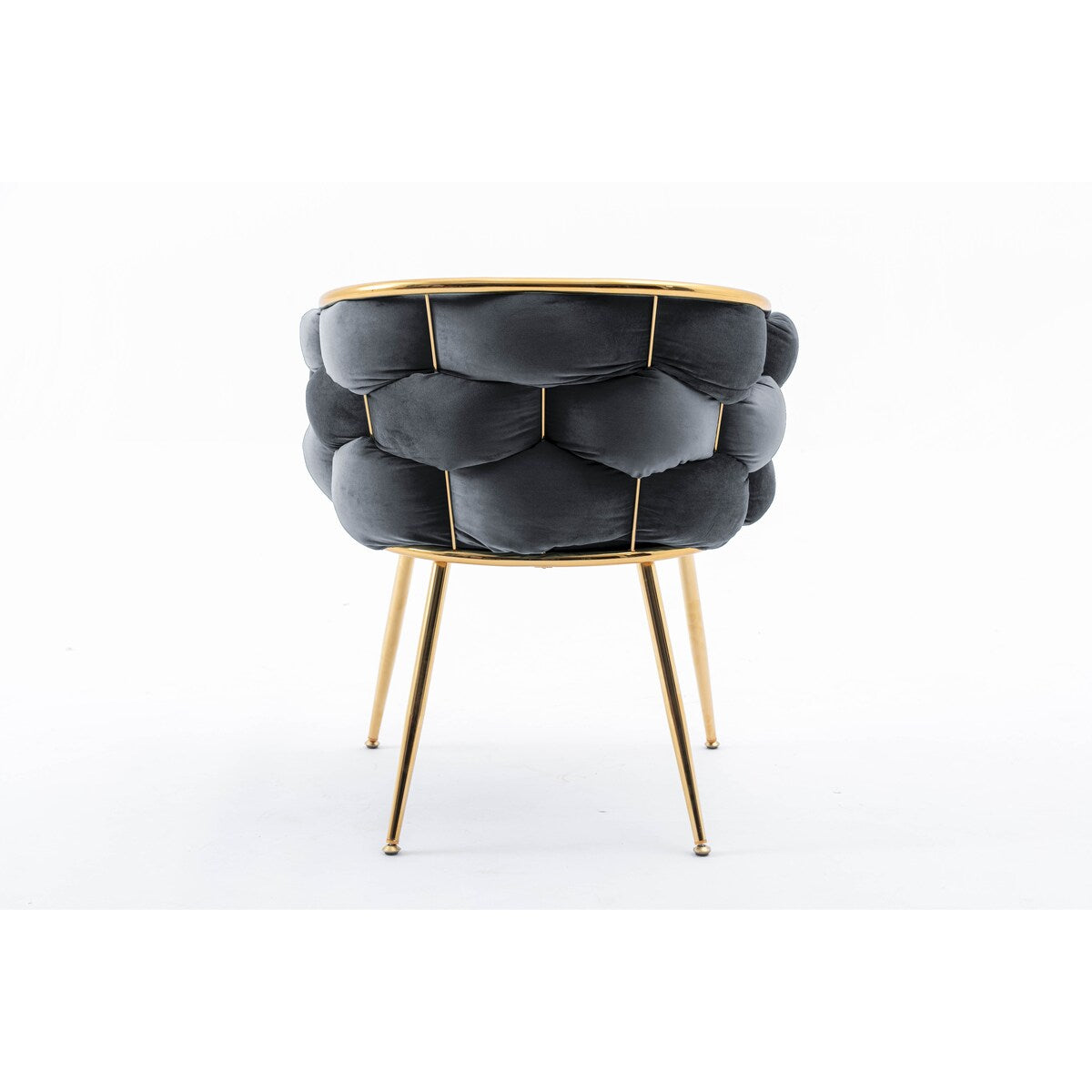 Luxury modern simple leisure velvet single sofa chair bedroom lazy person household dresser stool manicure table back chair