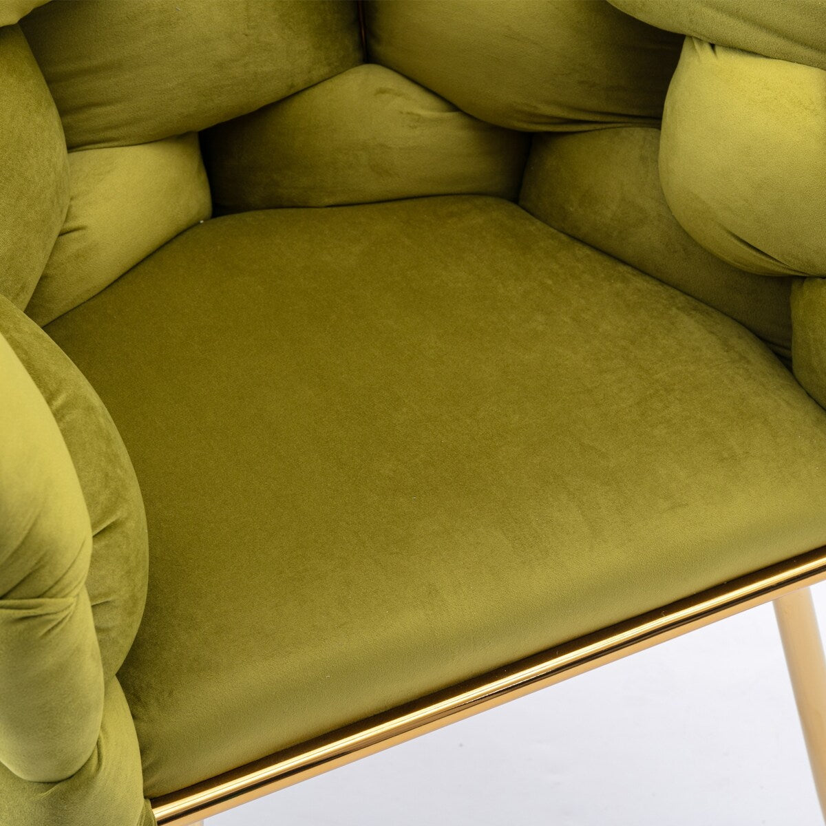 Luxury modern simple leisure velvet single sofa chair bedroom lazy person household dresser stool manicure table back chair