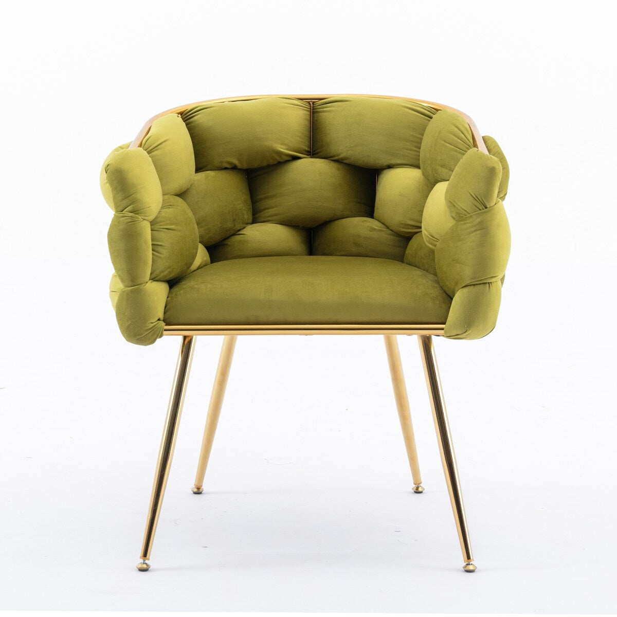 Luxury modern simple leisure velvet single sofa chair bedroom lazy person household dresser stool manicure table back chair