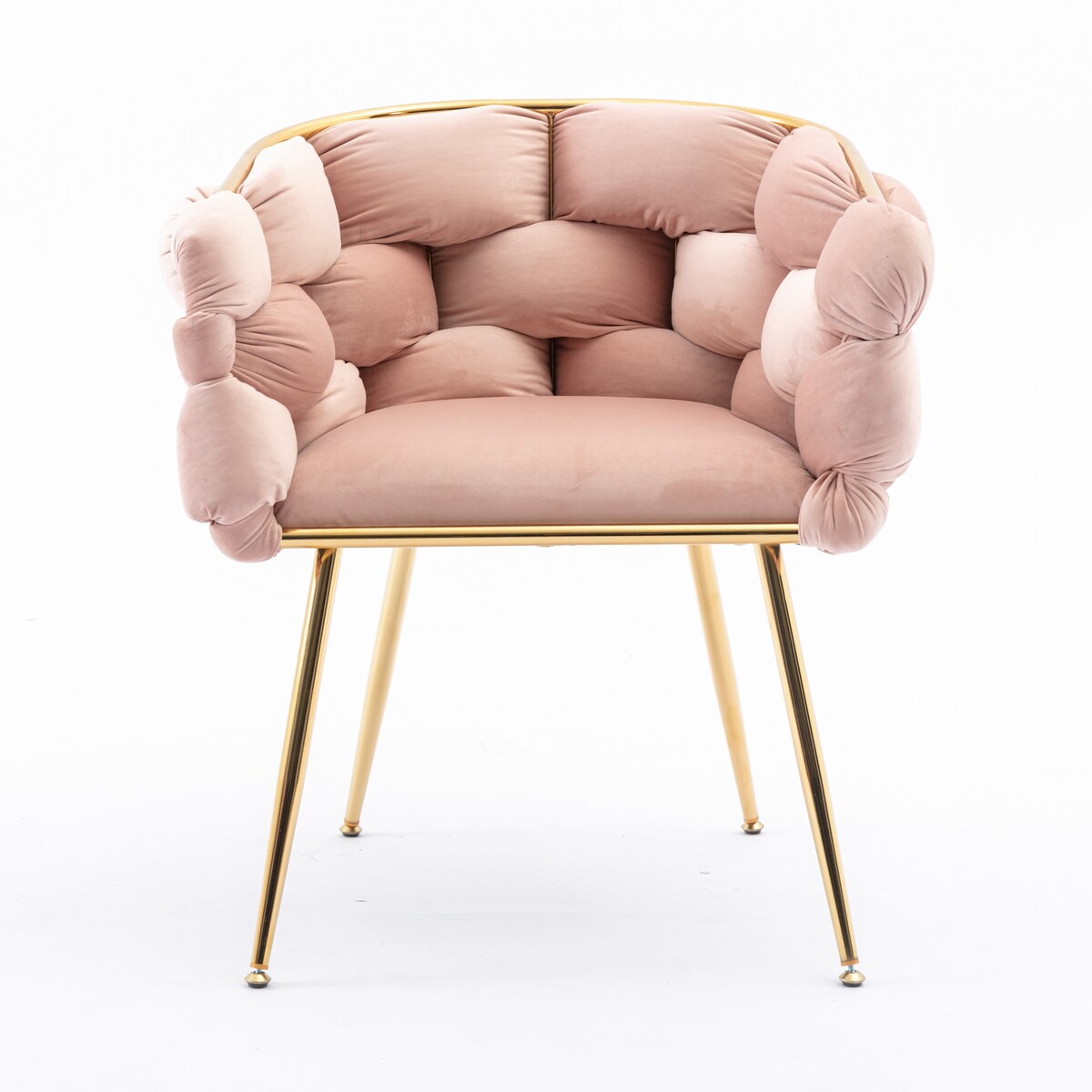 Luxury modern simple leisure velvet single sofa chair bedroom lazy person household dresser stool manicure table back chair