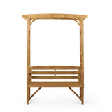 Lyanna Traditional Firwood Arbor Bench by Christopher Knight Home