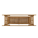 Lyanna Traditional Firwood Arbor Bench by Christopher Knight Home