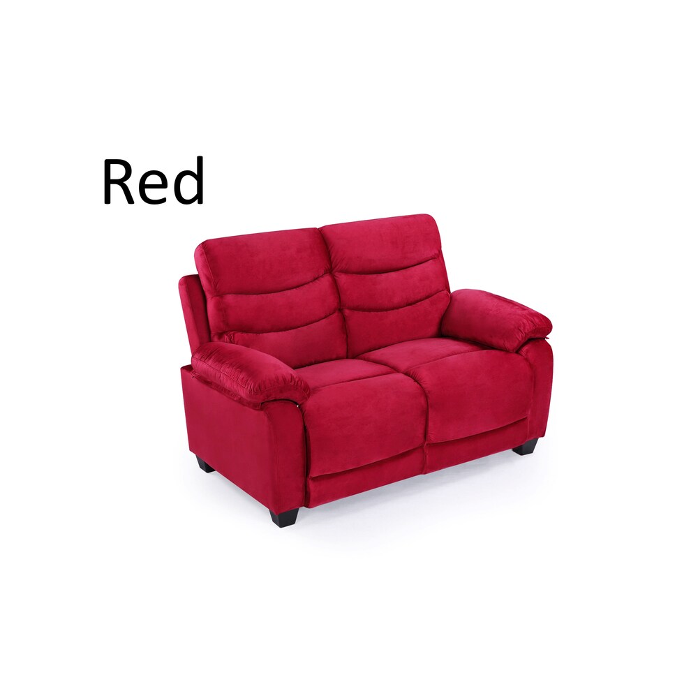 Lyke Home Madeline Microsuede Loveseat