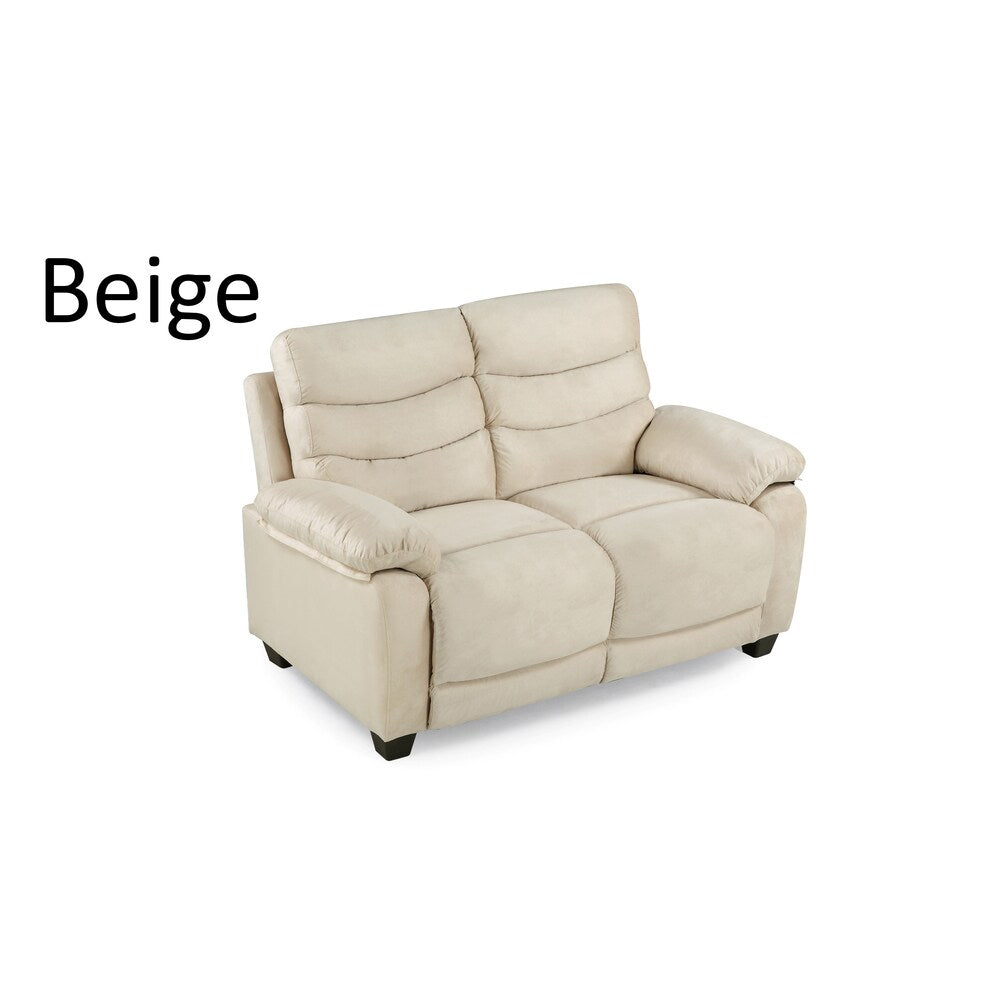 Lyke Home Madeline Microsuede Loveseat