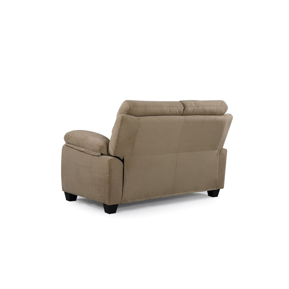 Lyke Home Madeline Microsuede Loveseat