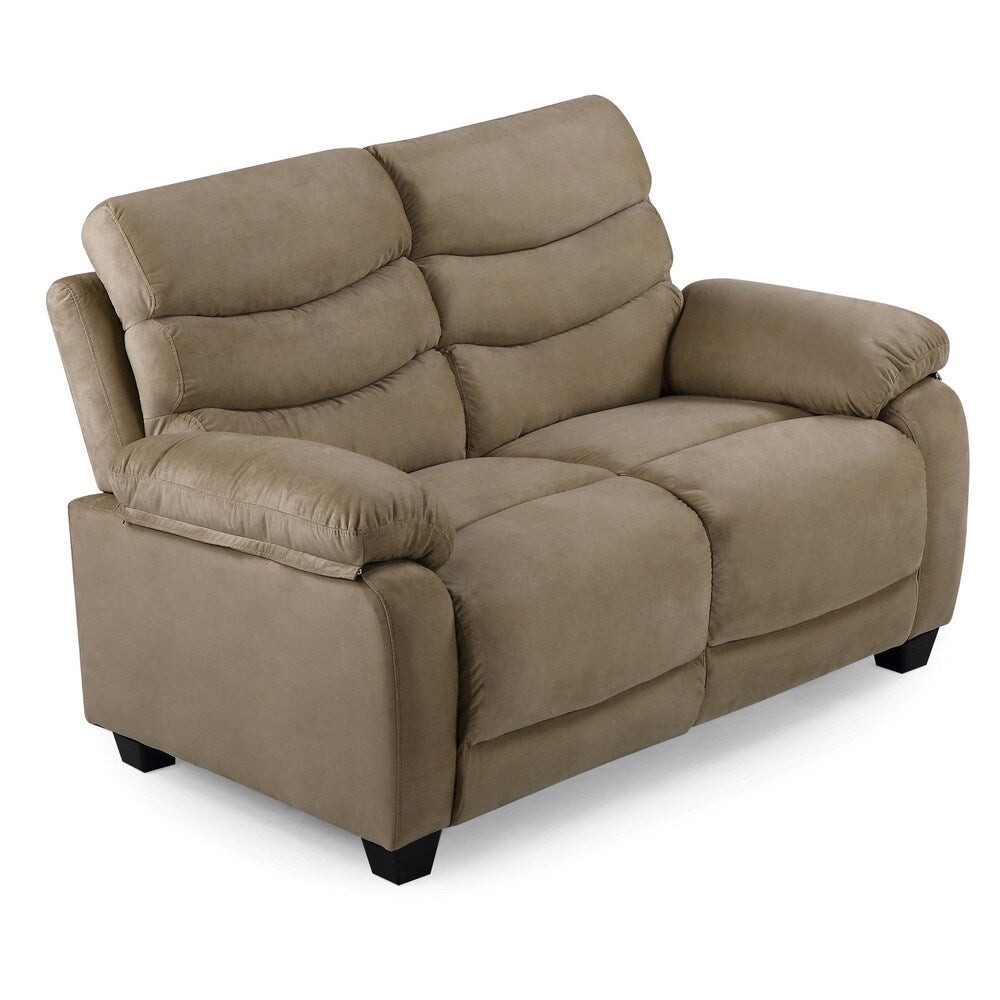 Lyke Home Madeline Microsuede Loveseat
