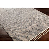 Lyla Gray Moroccan Tile Tassel Area Rug - 3'11" x 5'7" - 3'11" x 5'7"