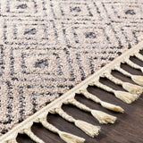 Lyla Gray Moroccan Tile Tassel Area Rug - 3'11" x 5'7" - 3'11" x 5'7"