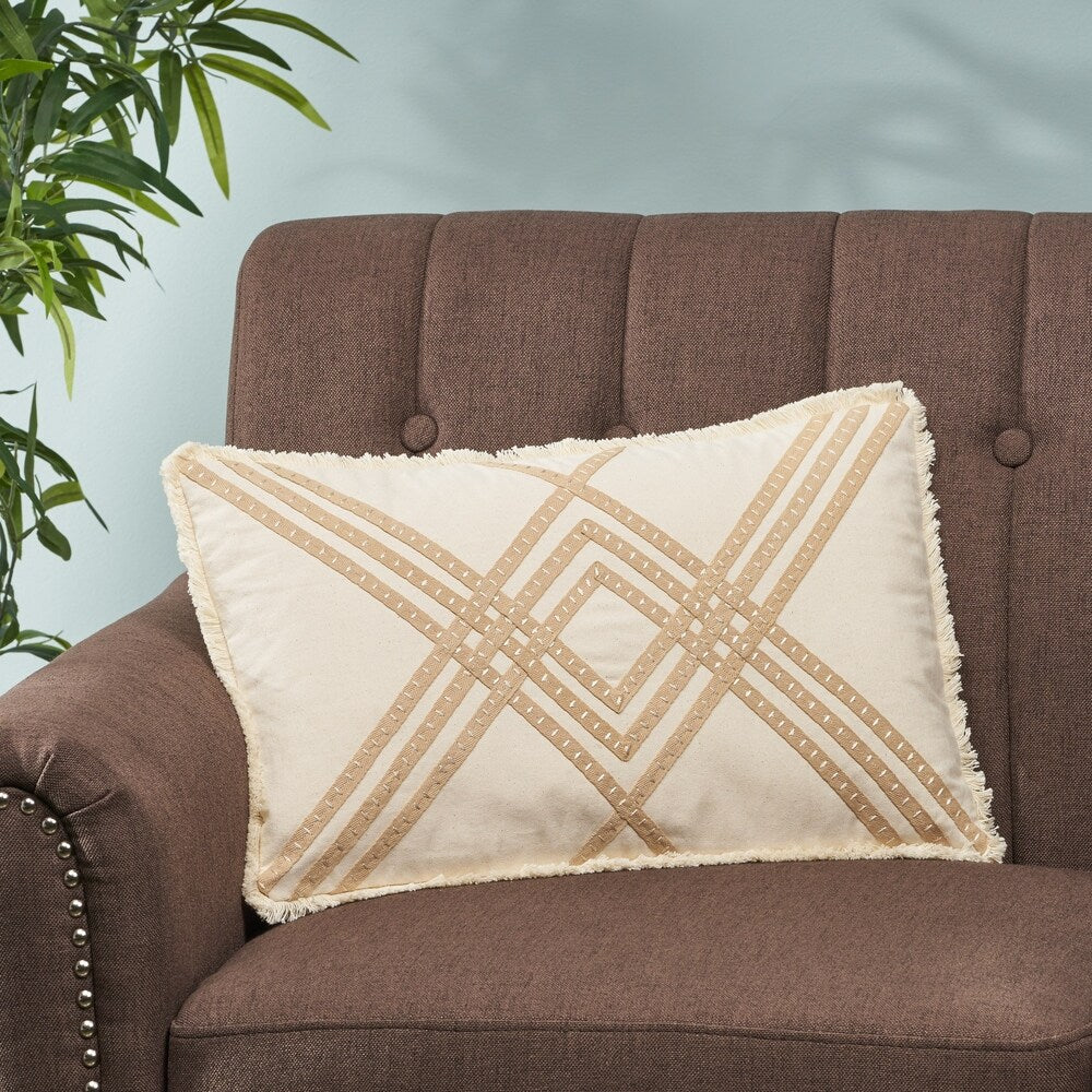 Lyman Boho Handcrafted Fabric Pillow Cover by Christopher Knight Home